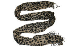 Animal print scarf