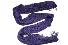 Animal print scarf